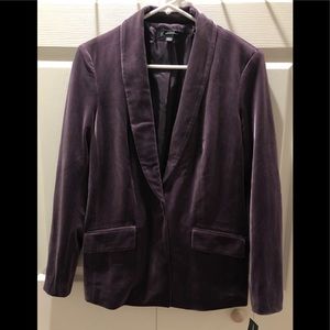 NWT International Concepts Velvet Fitted Blazer S